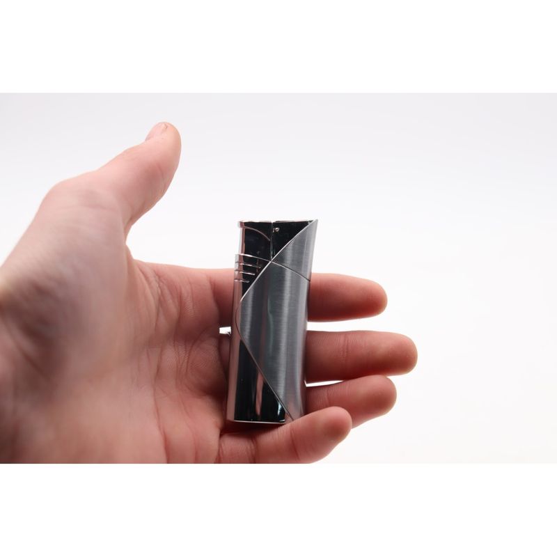 Market - Tutun si tigari - Articole si accesorii tutun - Bricheta Capacel, Buton cu Activare, Gri - Infinity.ro