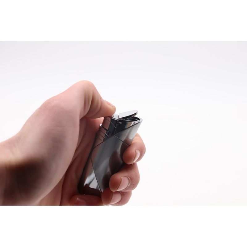 Market - Tutun si tigari - Articole si accesorii tutun - Bricheta Capacel, Buton cu Activare, Gri - Infinity.ro