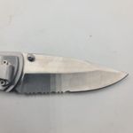 Sport si Outdoor - Camping - Cutite, bricege si accesorii - Cutite si bricege - Briceag, Lama Zintata, Prindere Curea, Inox, Argintiu, 18 cm - Infinity.ro