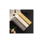 Market - Tutun si tigari - Articole si accesorii tutun - Bricheta cu Flacara Verde, Model Slim de Metal, Antivant, Reincarcabil, 8 cm - Infinity.ro