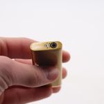 Market - Tutun si tigari - Articole si accesorii tutun - Bricheta aurie cu buton auriu, antivant, reincarcabila - Infinity.ro