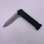 Sport si Outdoor - Camping - Cutite, bricege si accesorii - Cutite si bricege - Briceag Tactic, Stealth, Deschidere Automata Rapida, Lama Zimtata, 20 cm, Gri Mat - Infinity.ro