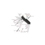 Sport si Outdoor - Camping - Cutite, bricege si accesorii - Cutite si bricege - Briceag Multifunctional, 17 in 1, 90 x 30 mm, Otel Inoxidabil , Negru - Infinity.ro