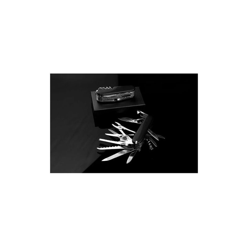 Sport si Outdoor - Camping - Cutite, bricege si accesorii - Cutite si bricege - Briceag Multifunctional, 17 in 1, 90 x 30 mm, Otel Inoxidabil , Negru - Infinity.ro
