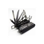 Sport si Outdoor - Camping - Cutite, bricege si accesorii - Cutite si bricege - Briceag Multifunctional, 17 in 1, 90 x 30 mm, Otel Inoxidabil , Negru - Infinity.ro