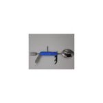 Sport si Outdoor - Camping - Cutite, bricege si accesorii - Cutite si bricege - Briceag otel inoxidabil 7 functii cu lingura, furculita, albastru - Infinity.ro