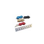Sport si Outdoor - Camping - Cutite, bricege si accesorii - Cutite si bricege - Briceag Pliabil mini, Model Nuca, Otel Inoxidabil, 4x1.5x0.9cm, Auriu - Infinity.ro