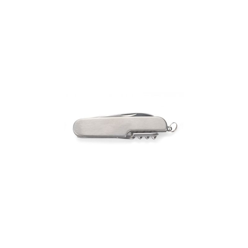 Sport si Outdoor - Camping - Cutite, bricege si accesorii - Cutite si bricege - Briceag Multifunctional, 5 in 1, 90 x 20 mm, Otel Inoxidabil, Argintie - Infinity.ro