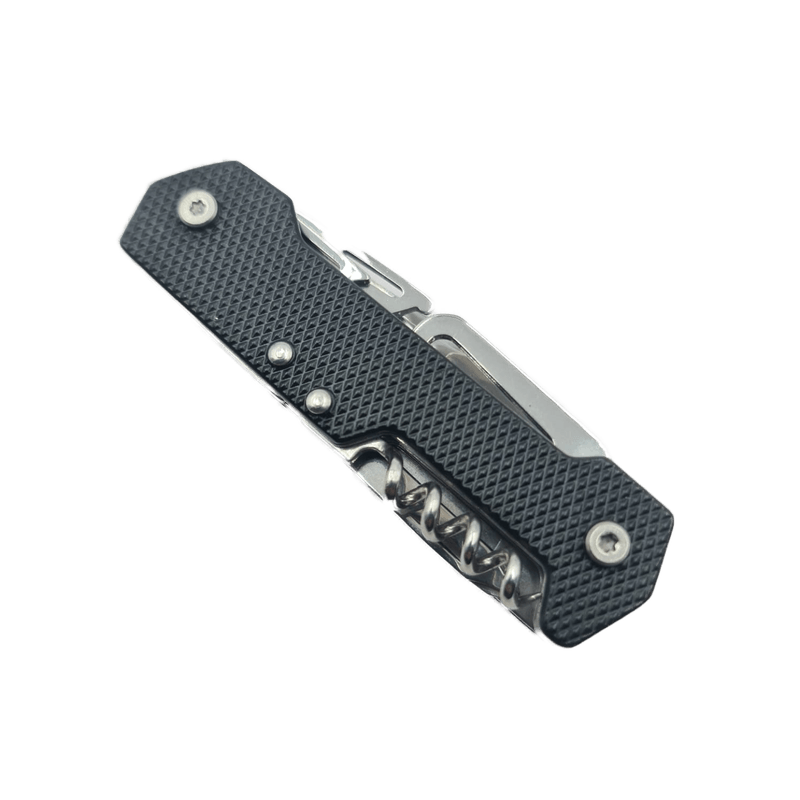 Sport si Outdoor - Camping - Cutite, bricege si accesorii - Cutite si bricege - Briceag Multifunctional, Carabina, Maner Anti Alunecare, Negru, Cutie - Infinity.ro