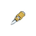 Sport si Outdoor - Camping - Cutite, bricege si accesorii - Cutite si bricege - Briceag Mini, Tip Breloc , Catarama, Auriu, 92x28x7 mm - Infinity.ro
