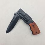 Sport si Outdoor - Camping - Cutite, bricege si accesorii - Cutite si bricege - Briceag Pistol, Deschidere Manuala, Sistem Prindere Curea, Negru, 20 cm - Infinity.ro