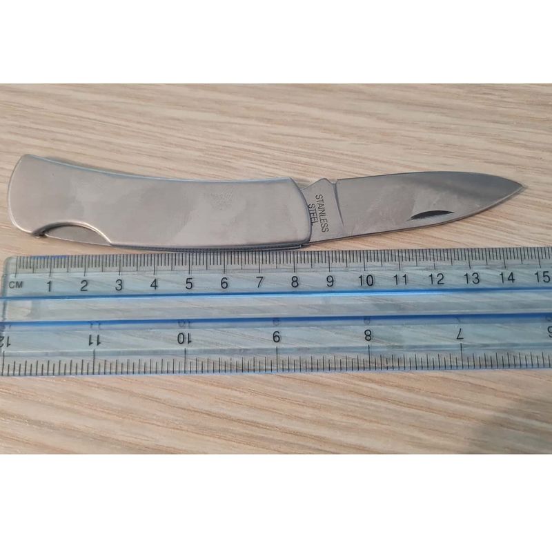 Sport si Outdoor - Camping - Cutite, bricege si accesorii - Cutite si bricege - Briceag din otel inoxidabil sI metal, Dalimag, 80 x 26 x 6 mm - Infinity.ro