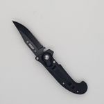 Sport si Outdoor - Camping - Cutite, bricege si accesorii - Cutite si bricege - Briceag deschidere a lamei pe buton, lama otel, negru, scorpion, 16 cm - Infinity.ro