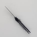 Sport si Outdoor - Camping - Cutite, bricege si accesorii - Cutite si bricege - Briceag deschidere a lamei pe buton, lama otel, negru, scorpion, 16 cm - Infinity.ro