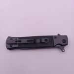 Sport si Outdoor - Camping - Cutite, bricege si accesorii - Cutite si bricege - Briceag cu Deschidere Manuala, Prindere Curea, 22 cm, Negru - Infinity.ro