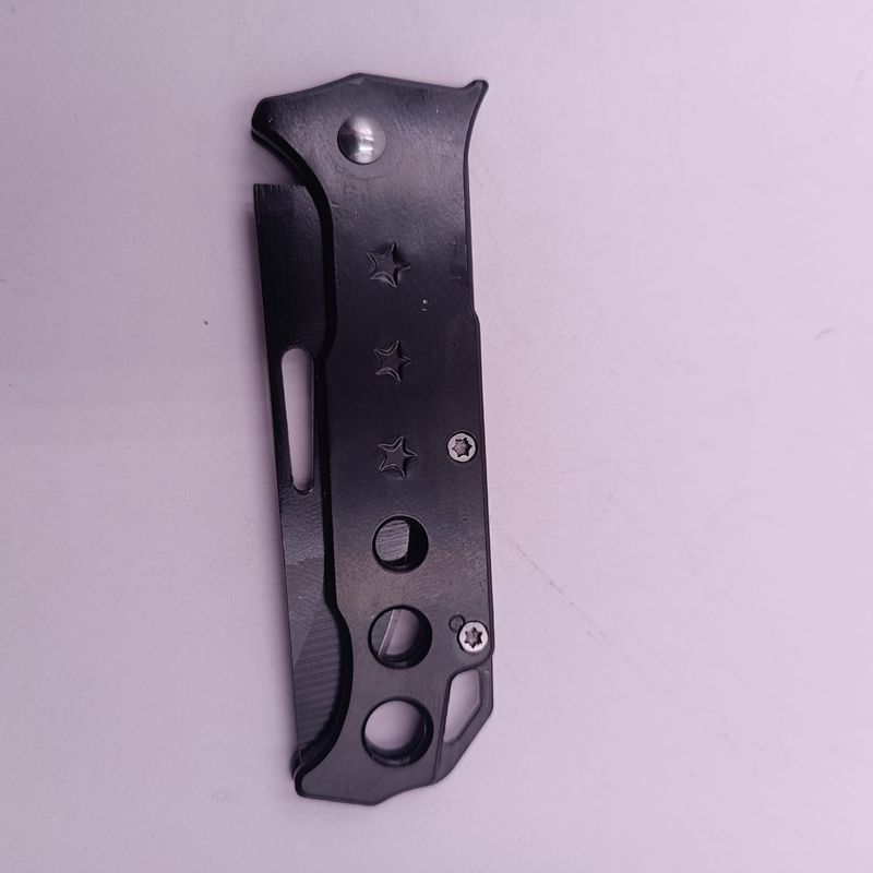 Sport si Outdoor - Camping - Cutite, bricege si accesorii - Cutite si bricege - Briceag cu Deschidere Manuala, Model 3 stele, Agatatoare, 16 cm, Negru - Infinity.ro