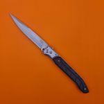 Sport si Outdoor - Camping - Cutite, bricege si accesorii - Cutite si bricege - Briceag Deschidere Automata, Buton Siguranta, Negru, 31 cm - Infinity.ro