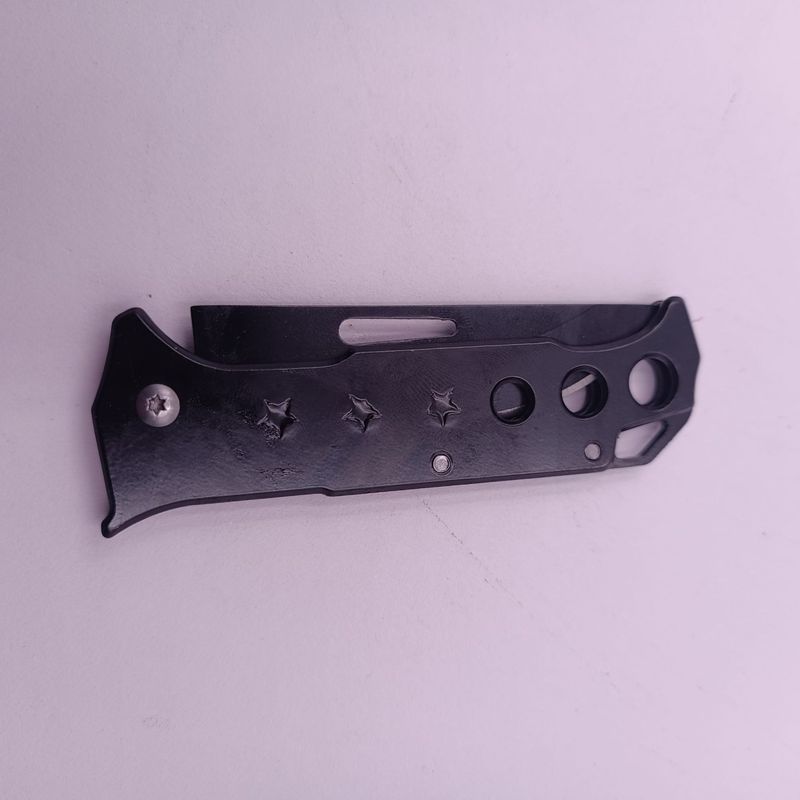 Sport si Outdoor - Camping - Cutite, bricege si accesorii - Cutite si bricege - Briceag cu Deschidere Manuala, Model 3 stele, Agatatoare, 16 cm, Negru - Infinity.ro