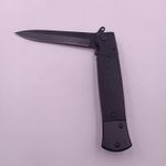 Sport si Outdoor - Camping - Cutite, bricege si accesorii - Cutite si bricege - Briceag cu Deschidere Manuala, Prindere Curea, 22 cm, Negru - Infinity.ro