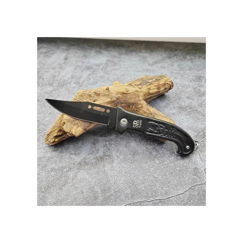 Sport si Outdoor - Camping - Cutite, bricege si accesorii - Cutite si bricege - Briceag de buzunar, model scorpion, negru, 16 cm - Infinity.ro