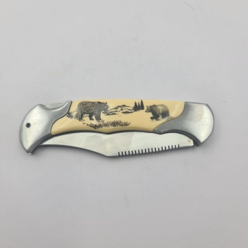 Sport si Outdoor - Camping - Cutite, bricege si accesorii - Cutite si bricege - Briceag cu Deschidere Manuala, Model URS, Agatatoare, Otel, 19 cm - Infinity.ro
