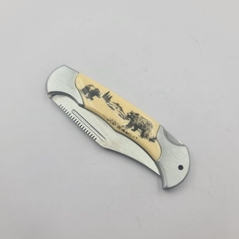 Sport si Outdoor - Camping - Cutite, bricege si accesorii - Cutite si bricege - Briceag cu Deschidere Manuala, Model URS, Agatatoare, Otel, 19 cm - Infinity.ro