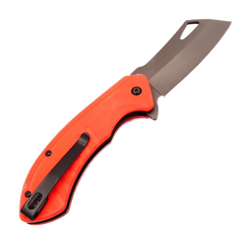 Sport si Outdoor - Camping - Cutite, bricege si accesorii - Cutite si bricege - Briceag cu Deschidere Manuala, Sistem Prindere Curea, 20 cm, portocaliu, Smith - Infinity.ro