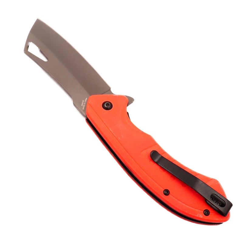 Sport si Outdoor - Camping - Cutite, bricege si accesorii - Cutite si bricege - Briceag cu Deschidere Manuala, Sistem Prindere Curea, 20 cm, portocaliu, Smith - Infinity.ro