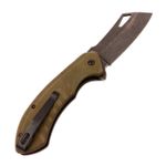 Sport si Outdoor - Camping - Cutite, bricege si accesorii - Cutite si bricege - Briceag cu Deschidere Manuala, Sistem Prindere Curea, 20 cm, verde, Smith - Infinity.ro