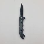 Sport si Outdoor - Camping - Cutite, bricege si accesorii - Cutite si bricege - Briceag cu Deschidere Automata, Sistem Prindere Curea, Agatatoare, 21 cm, Albastru - Infinity.ro