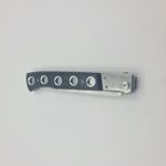 Sport si Outdoor - Camping - Cutite, bricege si accesorii - Cutite si bricege - Briceag cu Deschidere Automata, Model 5 Gauri, Otel, Husa, Prindere Curea, 31 cm, Negru - Infinity.ro