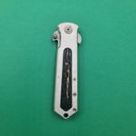 Sport si Outdoor - Camping - Cutite, bricege si accesorii - Cutite si bricege - Briceag cu Agatatoare, Deschidere Manuala, Model Scoarta de Copac, Argintiu, 20 cm - Infinity.ro