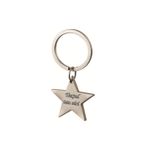 Fashion, accesorii si bijuterii - Barbati - Accesorii barbati - Alte accesorii barbati - Breloc personalizat metalic in forma de stea gravat cu textul tau - Infinity.ro