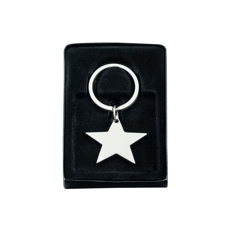 Fashion, accesorii si bijuterii - Barbati - Accesorii barbati - Alte accesorii barbati - Breloc personalizat metalic in forma de stea gravat cu textul tau - Infinity.ro