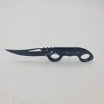 Sport si Outdoor - Camping - Cutite, bricege si accesorii - Cutite si bricege - Briceag 2 Inele, Deschidere Automata, Prindere Curea, Negru, 21 cm - Infinity.ro