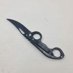 Sport si Outdoor - Camping - Cutite, bricege si accesorii - Cutite si bricege - Briceag 2 Inele, Deschidere Automata, Prindere Curea, Negru, 21 cm - Infinity.ro