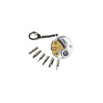 Sport si Outdoor - Camping - Cutite, bricege si accesorii - Cutite si bricege - breloc multifunctional surubelnite din otel inoxidabil, galben - Infinity.ro