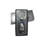 Fashion, accesorii si bijuterii - Barbati - Accesorii barbati - Alte accesorii barbati - Breloc personalizat dreptunghi cu casa decupata gravat cu poza si textul tau - Infinity.ro