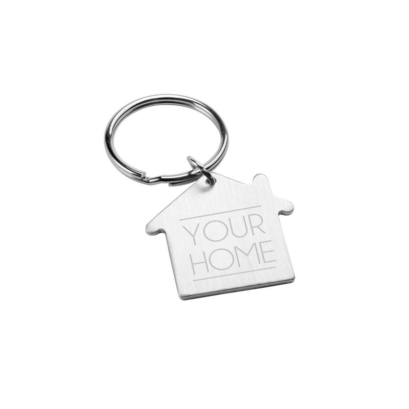 Fashion, accesorii si bijuterii - Barbati - Accesorii barbati - Alte accesorii barbati - Breloc din aluminiu in forma de casa - Infinity.ro