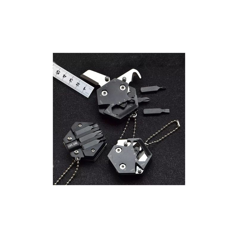 Fashion, accesorii si bijuterii - Barbati - Accesorii barbati - Alte accesorii barbati - Breloc multifunctional,  cutit briceag, 7 functii - Infinity.ro