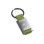 Fashion, accesorii si bijuterii - Barbati - Accesorii barbati - Alte accesorii barbati - Breloc metalic . verde. inox. gravat. personalizat cu poza si text - Infinity.ro