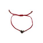 Fashion, accesorii si bijuterii - Femei - Bijuterii femei - Bratari femei - Bratara snur rosu si charm pandativ tip inima IN2 - Infinity.ro