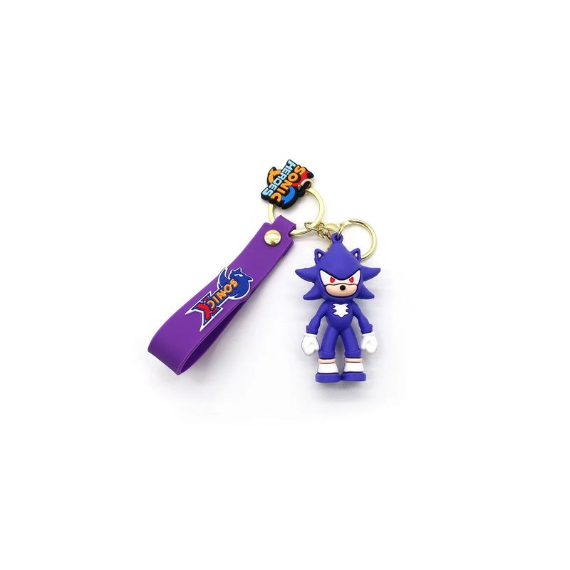 Fashion, accesorii si bijuterii - Barbati - Accesorii barbati - Alte accesorii barbati - Breloc Anime Sonic - Figura 3D din Cauciuc, Model Dragut, Tip Arici, 6 cm - Infinity.ro