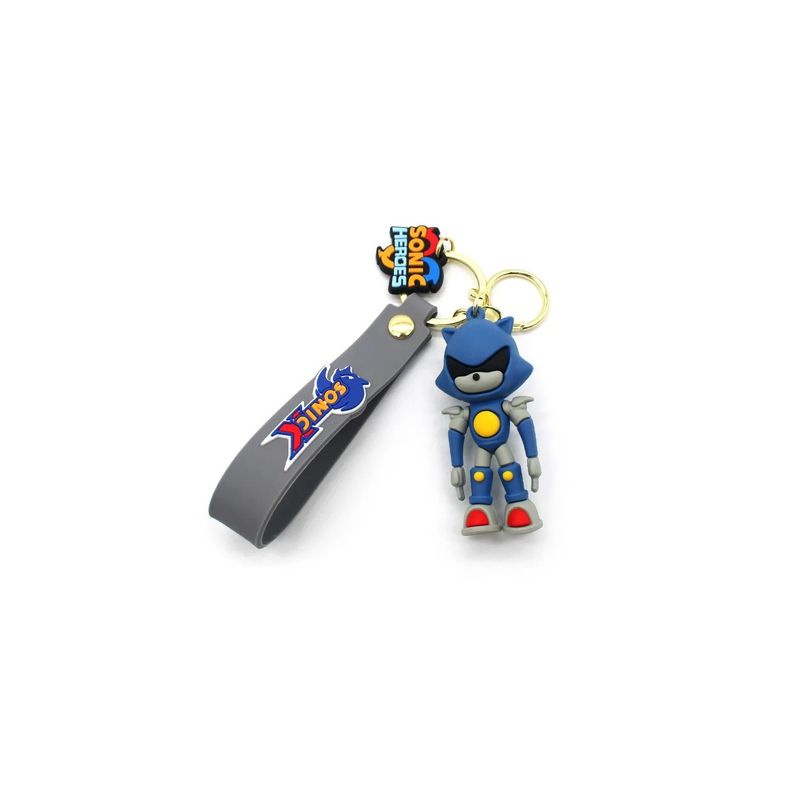 Fashion, accesorii si bijuterii - Barbati - Accesorii barbati - Alte accesorii barbati - Breloc Anime Sonic - Figura 3D din Cauciuc, Model Dragut, Tip Arici, 6 cm - Infinity.ro