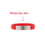 Fashion, accesorii si bijuterii - Femei - Bijuterii femei - Bratari femei - Bratara rosie silicon gravata personalizata cu textul tau - Infinity.ro