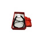Fashion, accesorii si bijuterii - Femei - Bijuterii femei - Bratari femei - Bratara neagra impletita cu banut gravat personalizat cu textul tau - Infinity.ro