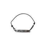 Fashion, accesorii si bijuterii - Femei - Bijuterii femei - Bratari femei - Bratara neagra cu snur ajustabil zodia capricorn - Infinity.ro