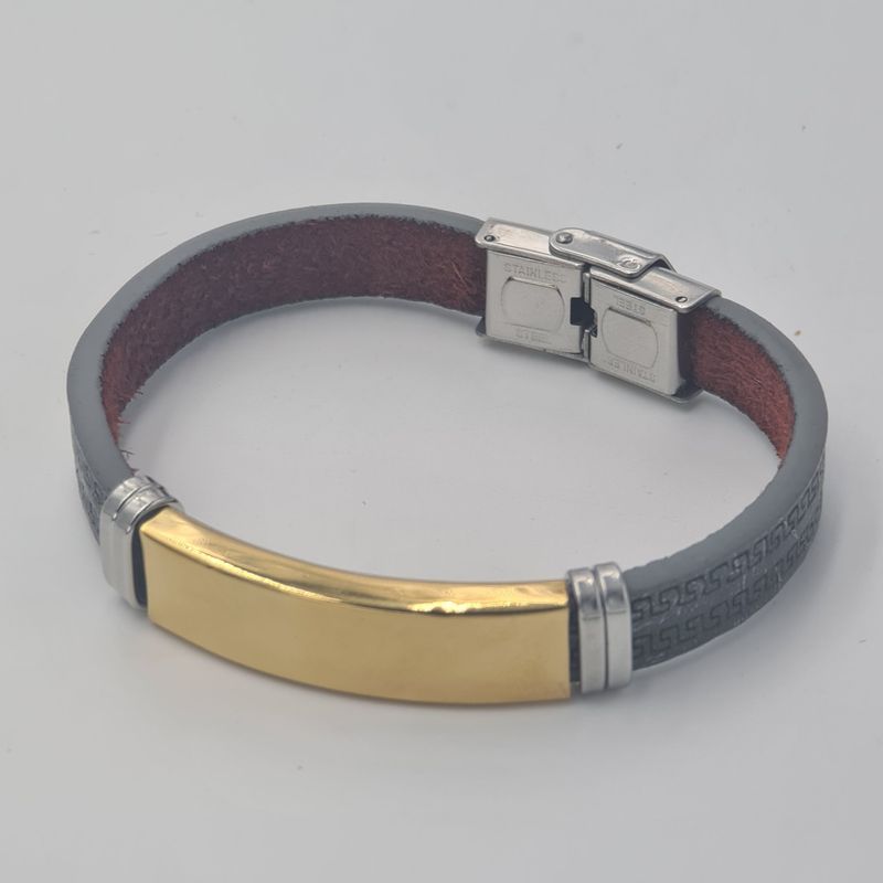 Fashion, accesorii si bijuterii - Femei - Bijuterii femei - Bratari femei - Bratara model Egipt, M5, aurie, personalizata cu textul tau. - Infinity.ro