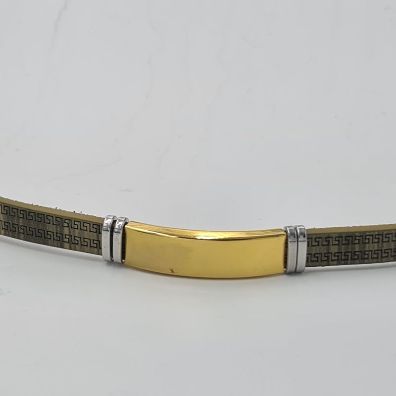 Fashion, accesorii si bijuterii - Femei - Bijuterii femei - Bratari femei - Bratara model Egipt, M1, aurie, personalizata cu textul tau. - Infinity.ro