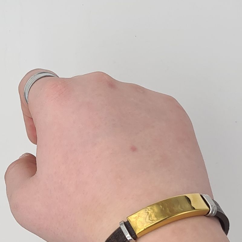 Fashion, accesorii si bijuterii - Femei - Bijuterii femei - Bratari femei - Bratara model Egipt, M2, aurie, personalizata cu textul tau. - Infinity.ro